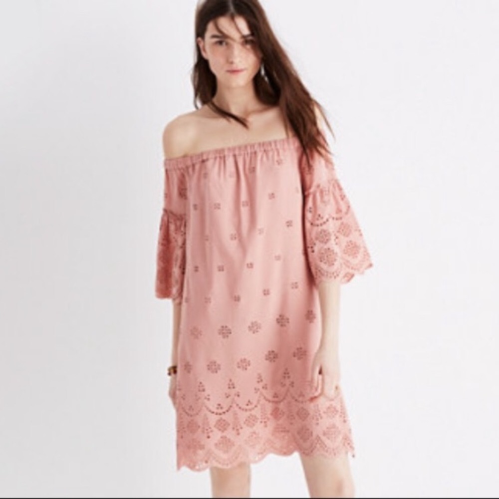 Madewell off the shoulder dress